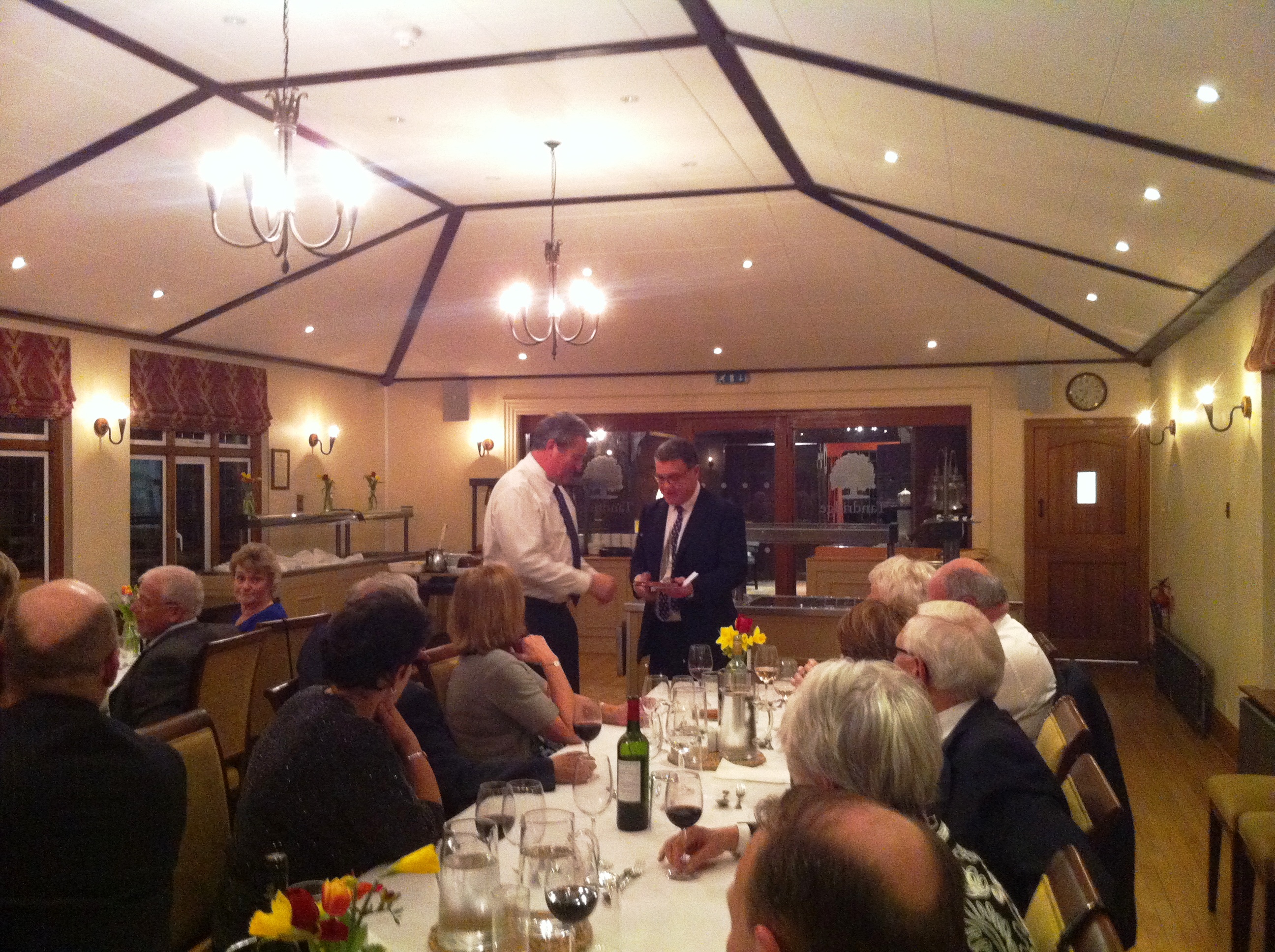 Jasper Awards the Spirit of Sailing Trophy to Paul May